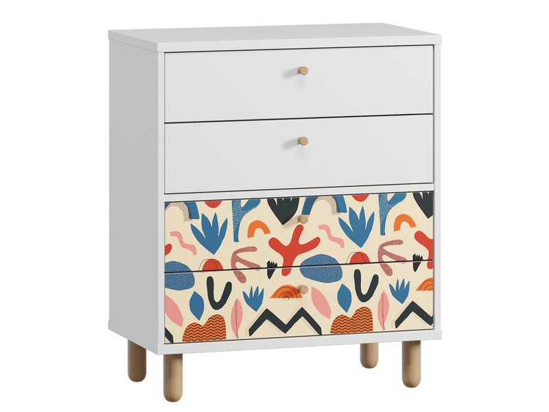 Комод детский Трикси 71x84 Аппликация