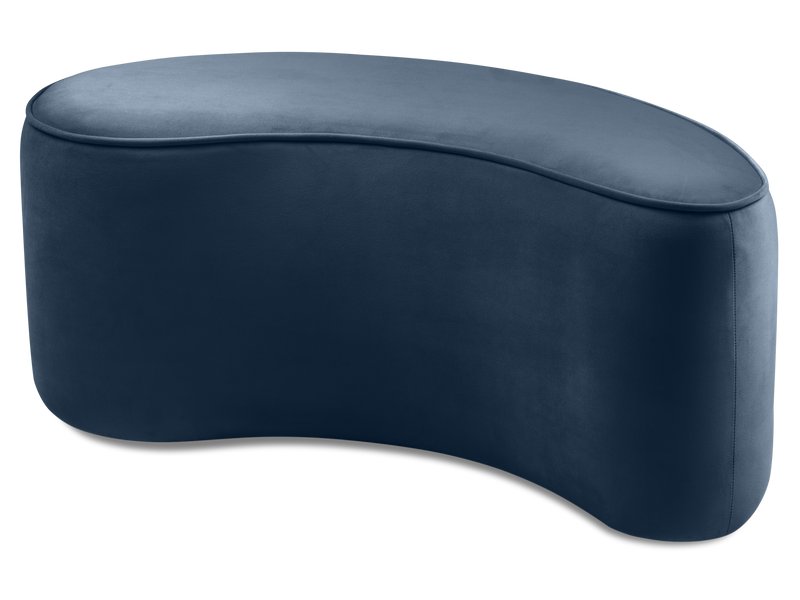 Пуф Корк Велюр Синий