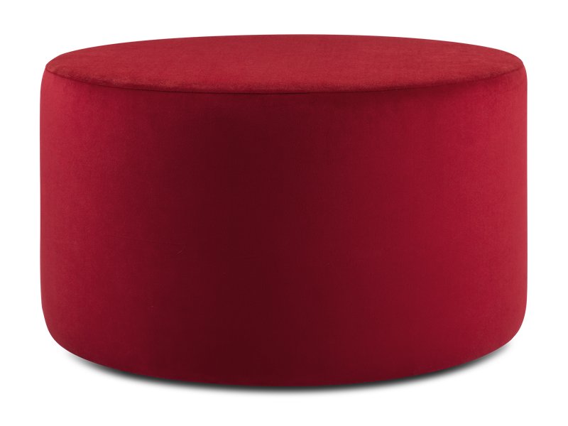 Пуф Кофи-3 Велюр Красный
