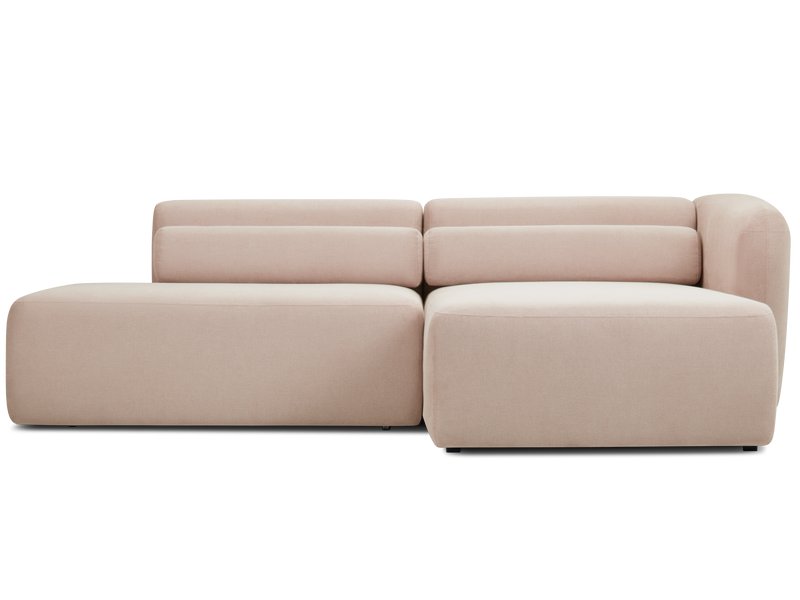 Диван угловой Вайвел-П Шенилл Розовый