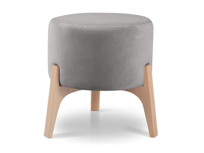 Пуф Лидо Велюр Светло-серый