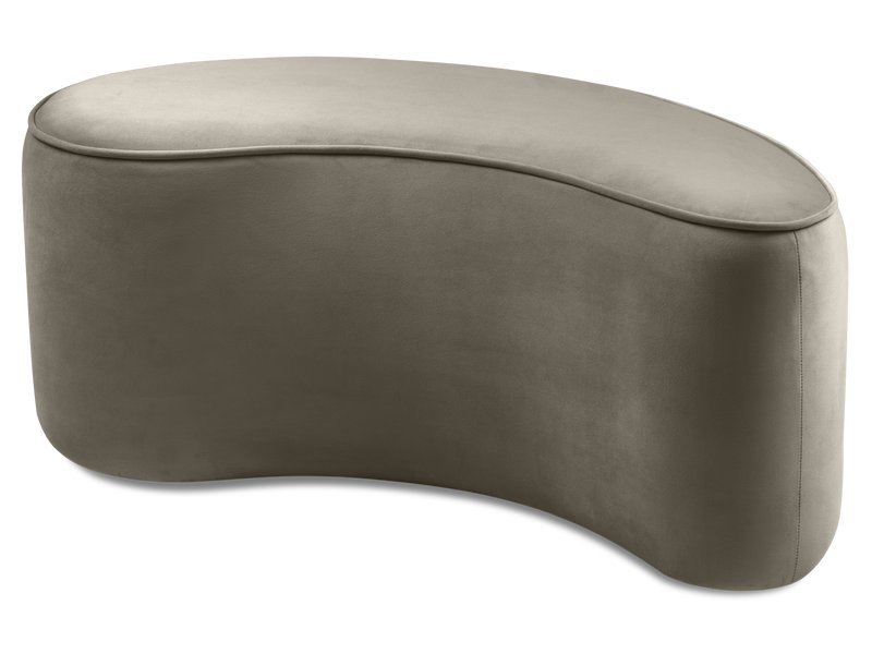 Пуф Корк Велюр Серо-зеленый