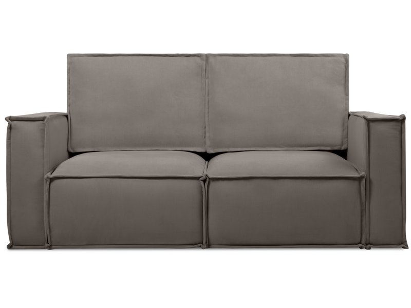 Диван прямой Эби Мини Вельвет Серый