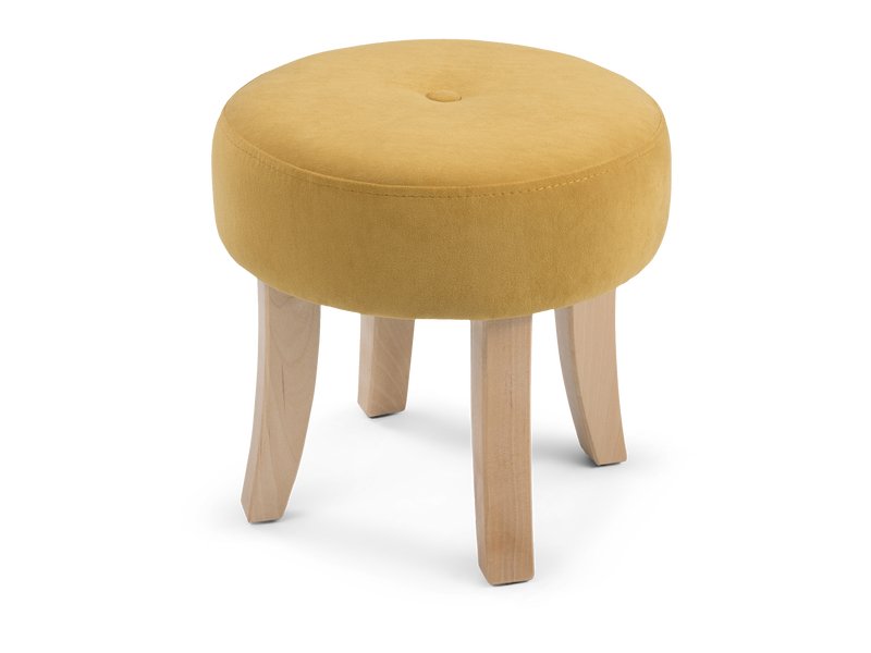 Пуф Дадли Велюр Горчичный