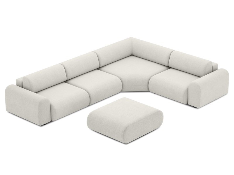 Диван модульный Маиль 6 Букле Молочный
