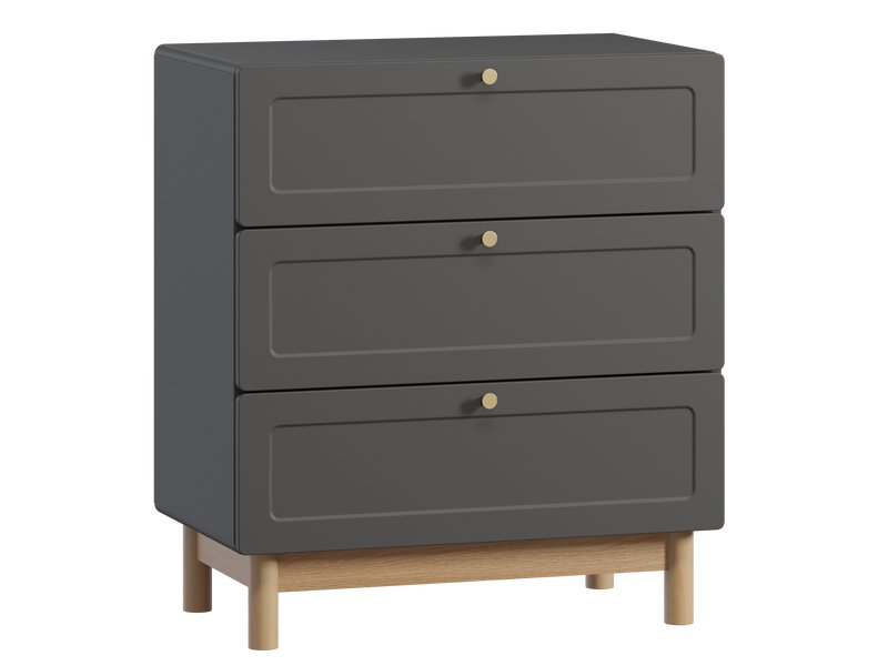 Комод Виклу 80x90 Графитовый
