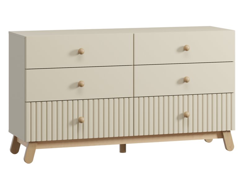 Комод детский Финни 155x86 Светло-бежевый