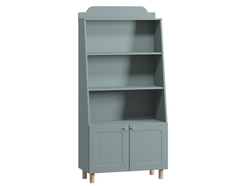 Стеллаж Велди 80x169 Серо-зеленый