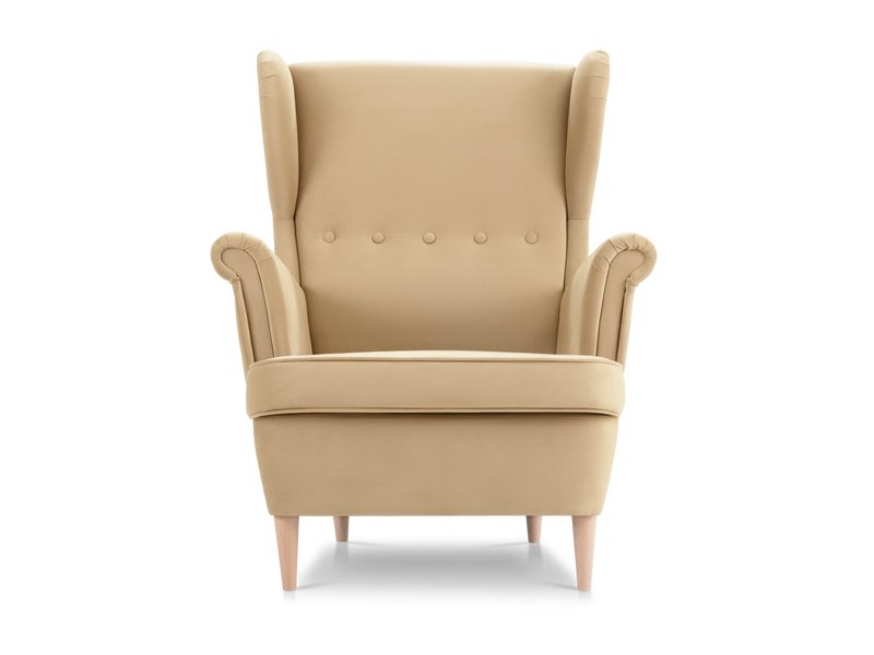 Кресло Дженкс Велюр Песочный