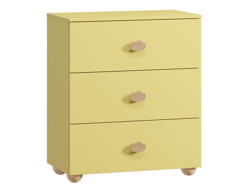 Комод детский Тесси 75x87 Желтый