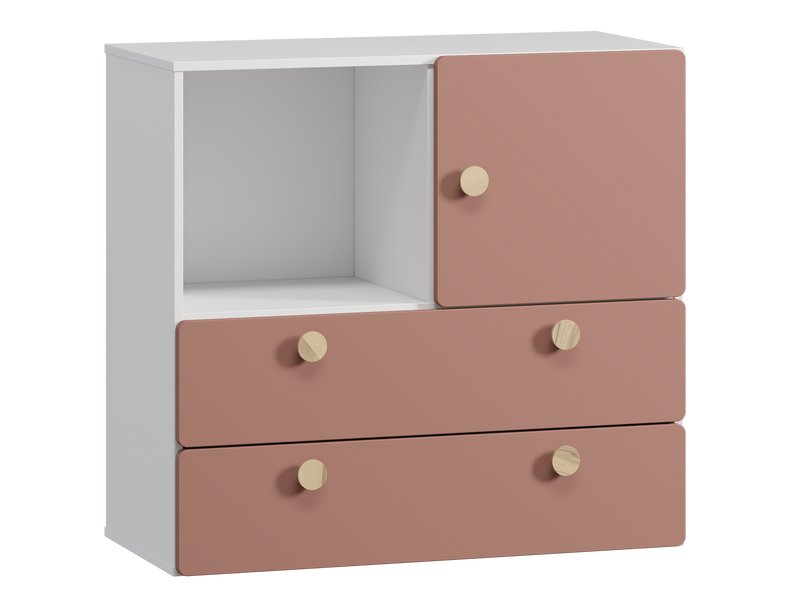 Тумба детская Арчи 90x86 Розовый