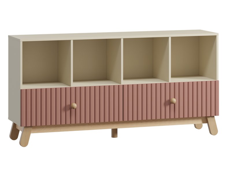 Стеллаж детский Финни 155x78 Розовый
