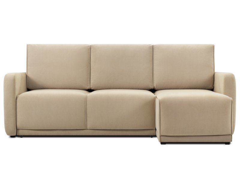 Диван угловой Виллес Велюр Бежевый