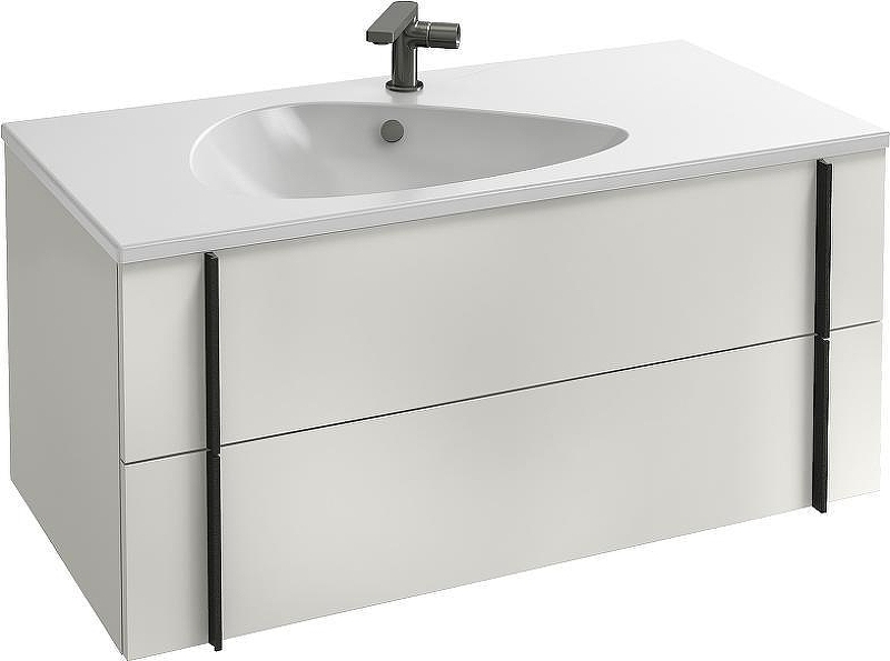 Тумба под раковину Jacob Delafon Nouvelle Vague 100 EB3032-N18 подвесная цвет Белый глянец