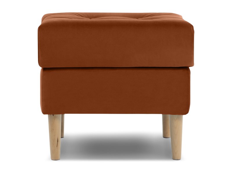 Пуф Ситено Велюр Терракотовый