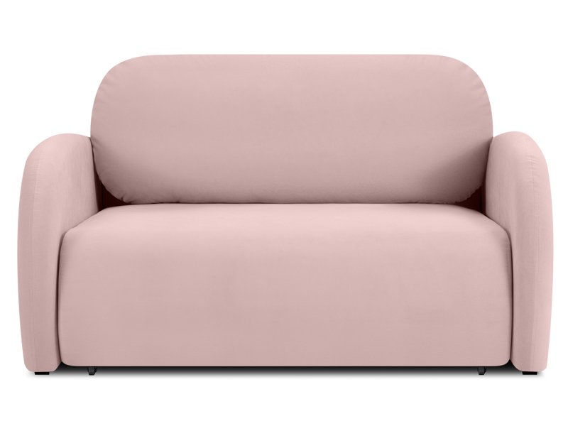 Диван прямой Лави Велюр Светло-розовый