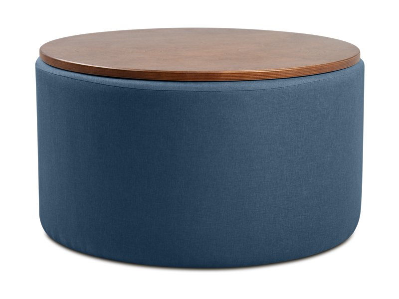 Пуф Арис-2 Рогожка Синий