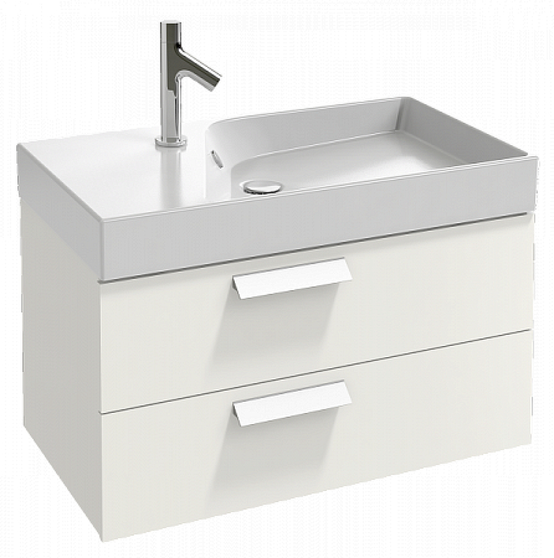 Тумба под раковину Jacob Delafon Rythmik 80 EB1303-G1C подвесная цвет Белый глянцевый