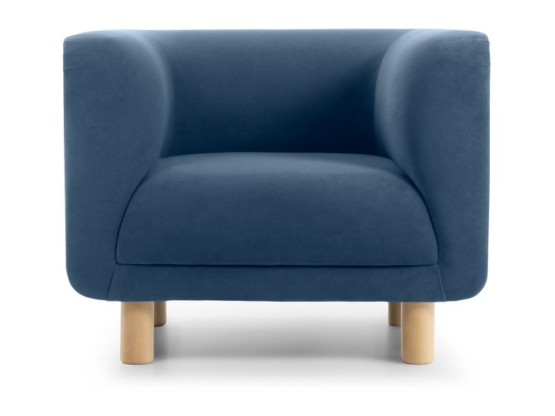 Кресло Венето Велюр Синий