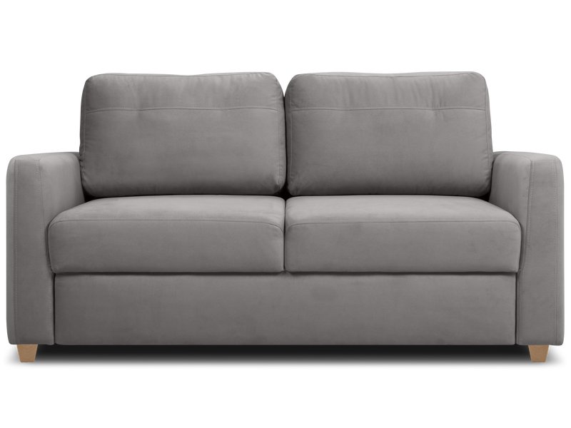 Диван прямой Бруквиль Велюр Серый