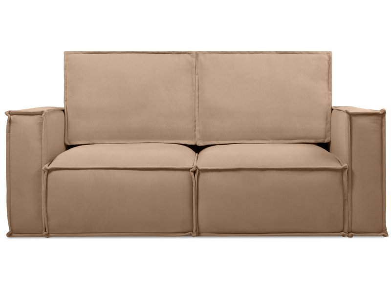 Диван прямой Эби Мини Вельвет Песочный