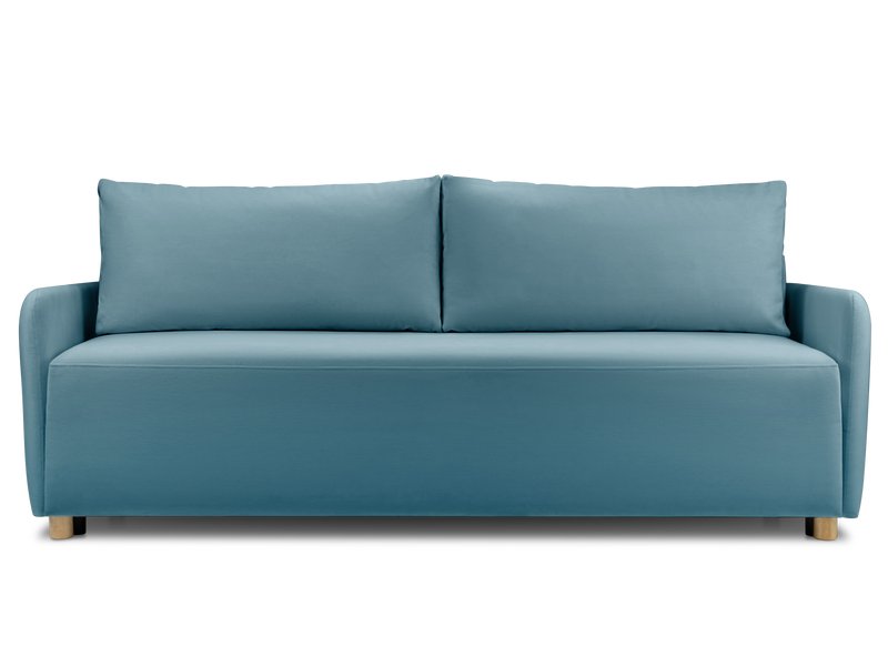 Диван прямой Саннес Велюр Мятный