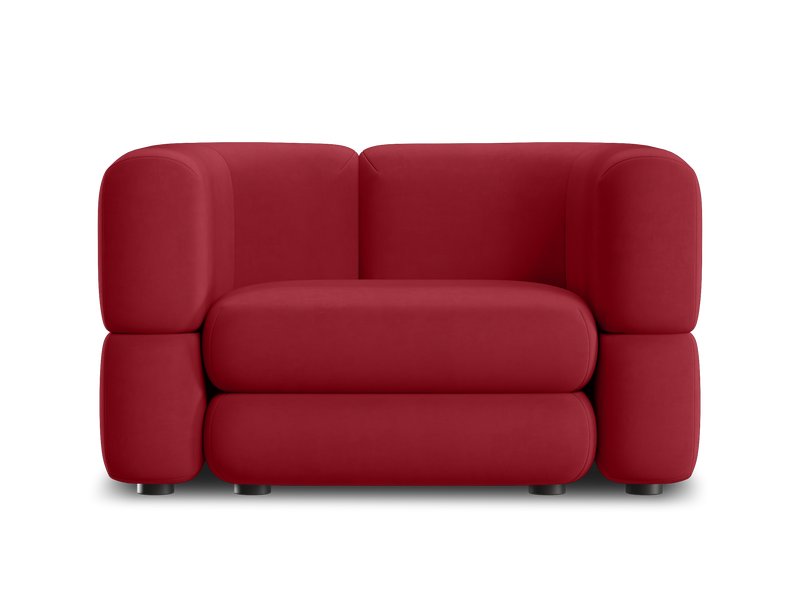 Кресло Брера Велюр Красный