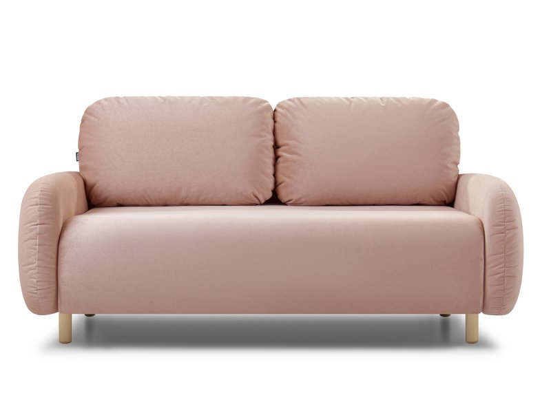 Диван прямой Массе-М Мини Велюр Розовый