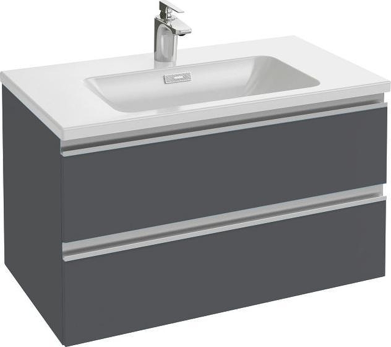 Тумба под раковину Jacob Delafon Vox 80 EB2028-RA-442 подвесная цвет Серый антрацит
