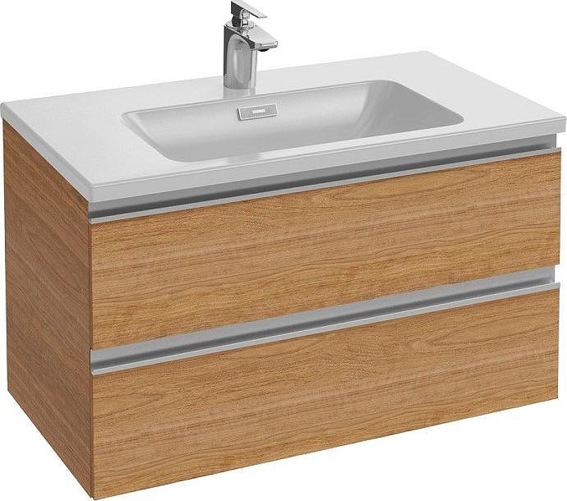 Тумба под раковину Jacob Delafon Vox 80 EB2028-RA-E16 подвесная цвет Ореховое дерево