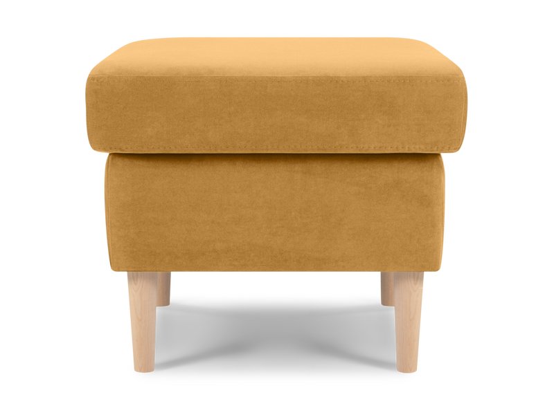 Пуф Динс Вельвет Желтый