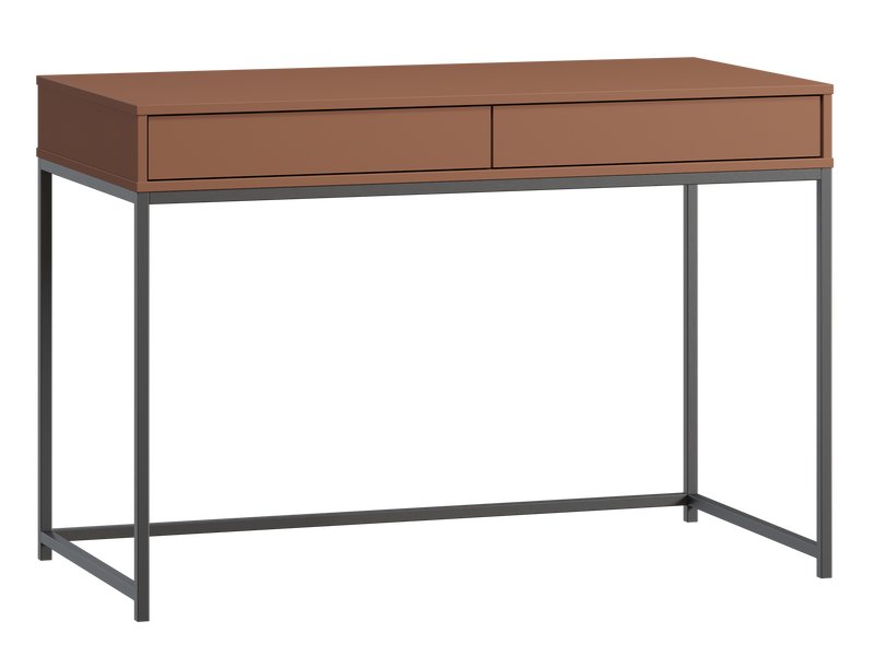 Стол Ханссон 120x60 Терракотовый/Черный