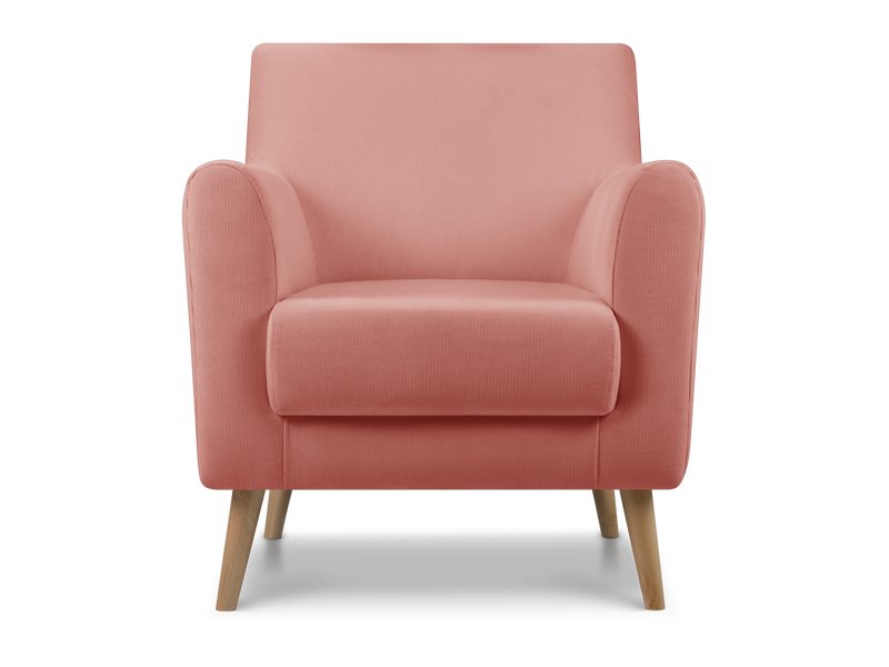 Кресло Оденс Вельвет Розовый