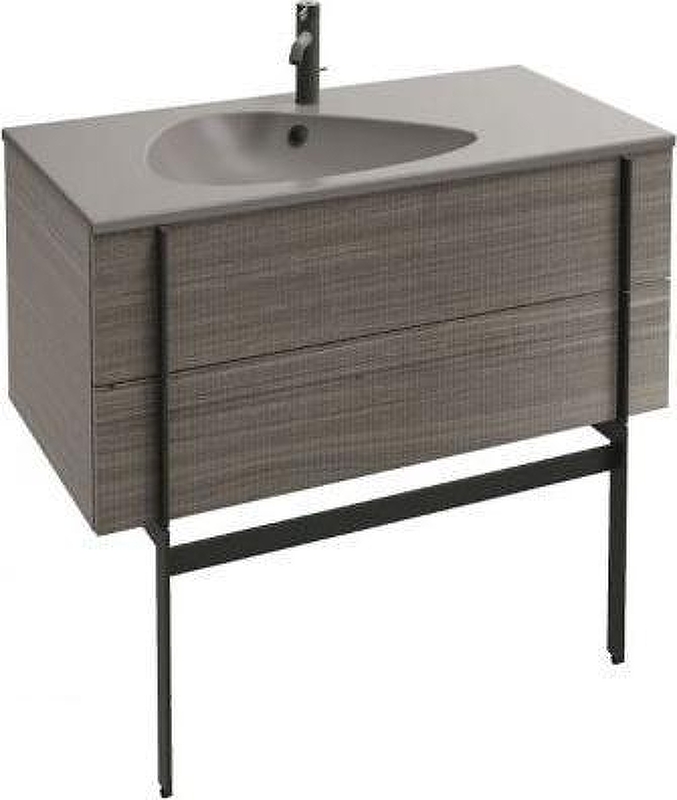 Тумба под раковину Jacob Delafon Nouvelle Vague 120 EB3035-E73 подвесная цвет Фактурный дуб