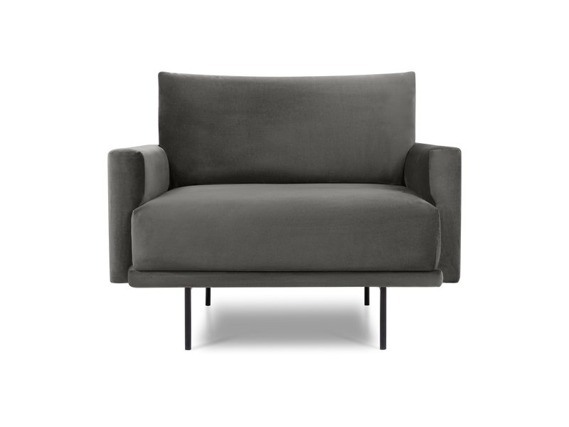 Кресло Мисл Велюр Серый