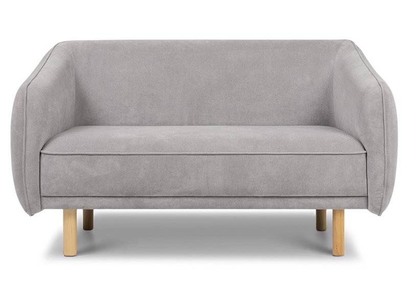 Диван прямой Коренс Велюр Серый