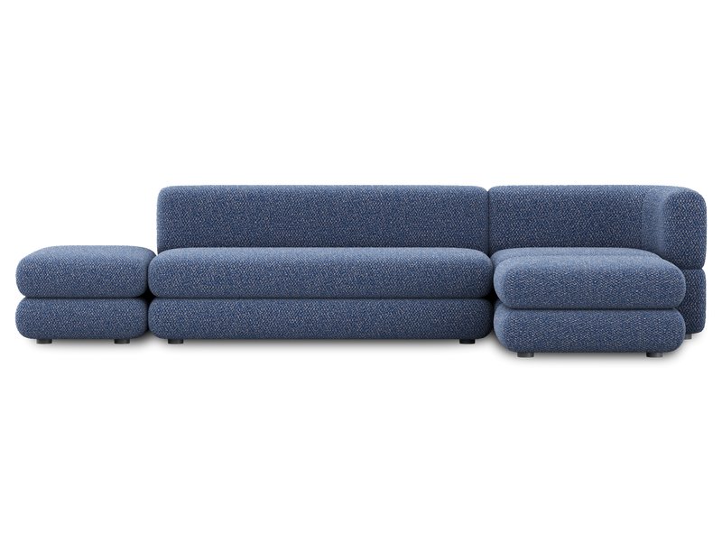 Диван модульный Брера 6 Букле Синий