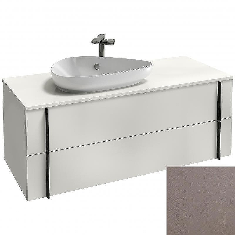 Тумба под раковину Jacob Delafon Nouvelle Vague 120 EB3041-NR2 подвесная цвет Коричневая кожа