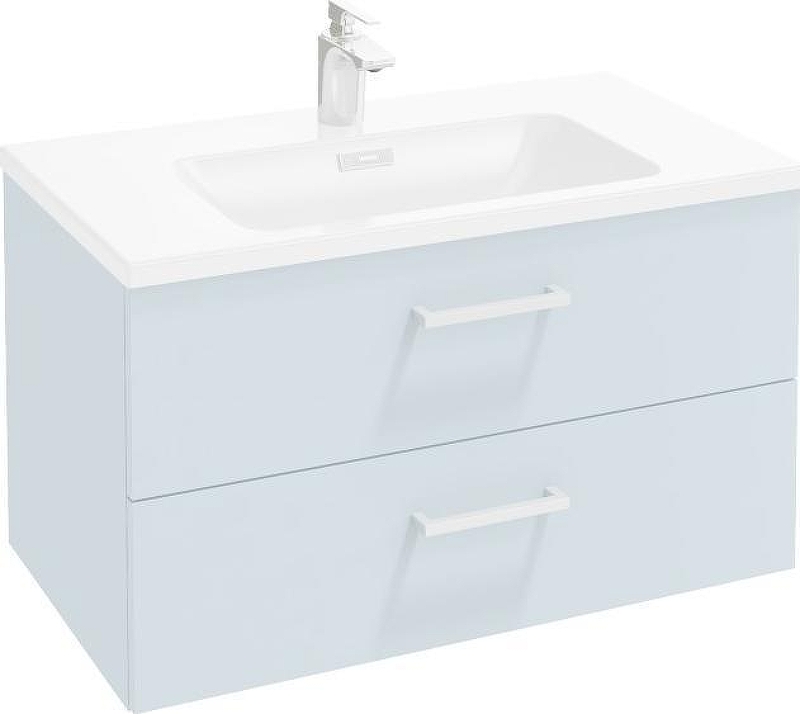 Тумба под раковину Jacob Delafon Vox 80 EB2078-R1-G1C подвесная цвет Белый глянцевый