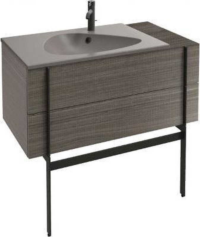 Тумба под раковину Jacob Delafon Nouvelle Vague 100 EB3031-E73 подвесная цвет Фактурный дуб